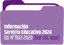 Información del Servicio Educativo 2024